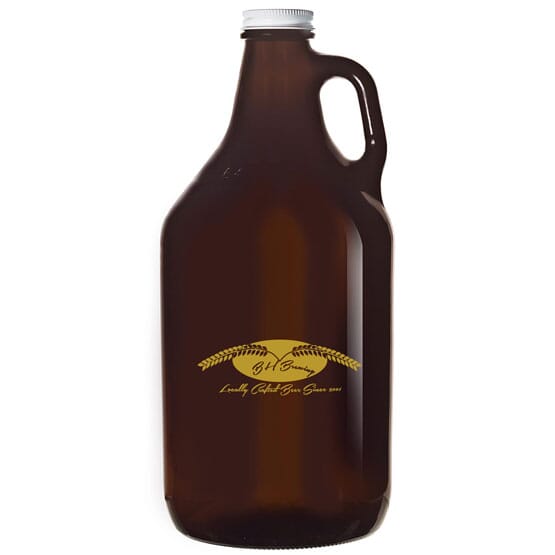 Amber Glass Growler