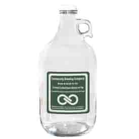 Clear Glass Growler