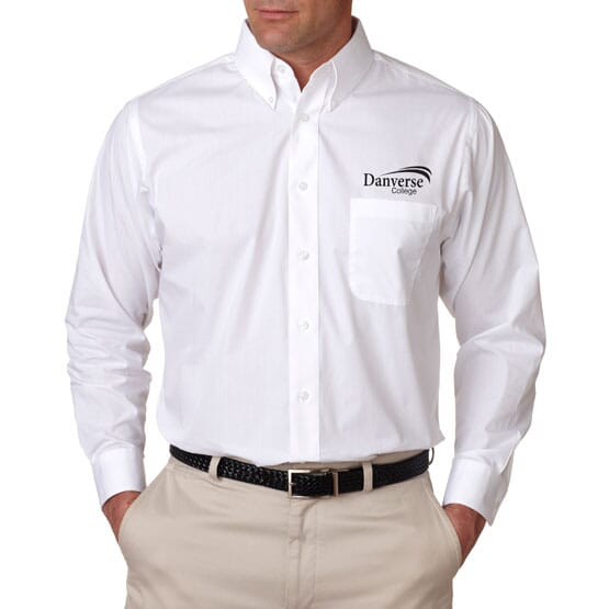 Ultraclub® Men's Performance Poplin