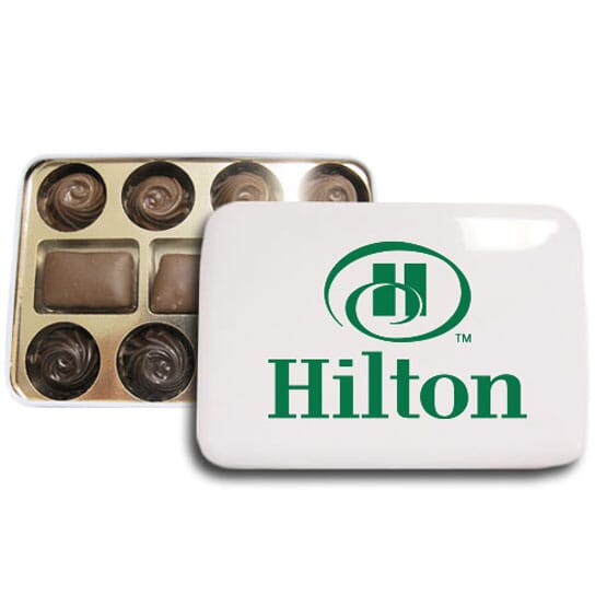 Chocolate Truffle/Butter Toffee Candy Tin