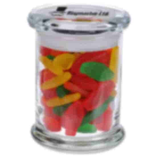 Candy Jar With Assorted Swedish Fish
