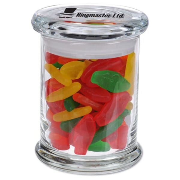 Candy Jar With Assorted Swedish Fish
