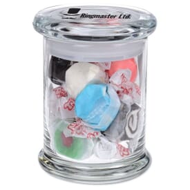 Candy Jar With Salt Water Taffy