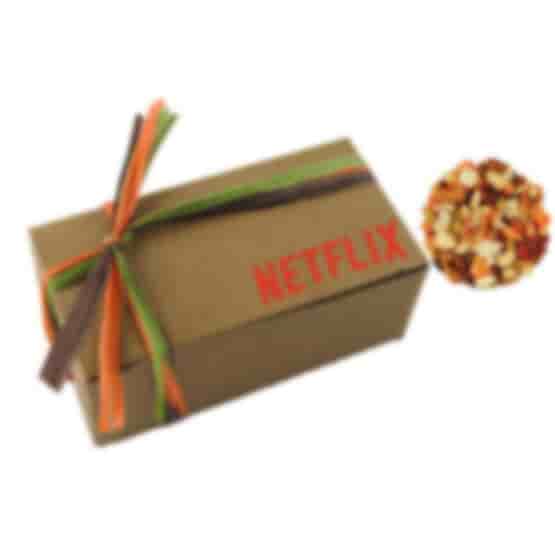 Kraft Gift Box With Deluxe Trail Mix