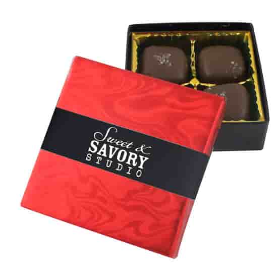 Sea Salt Caramel Gift Box- 4 Piece 