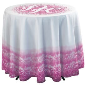 Round Cafe Side Drape Table Throw