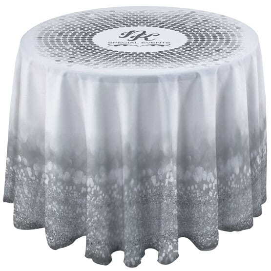 3 Round Drape Side Table Cloth Promotional Crestline