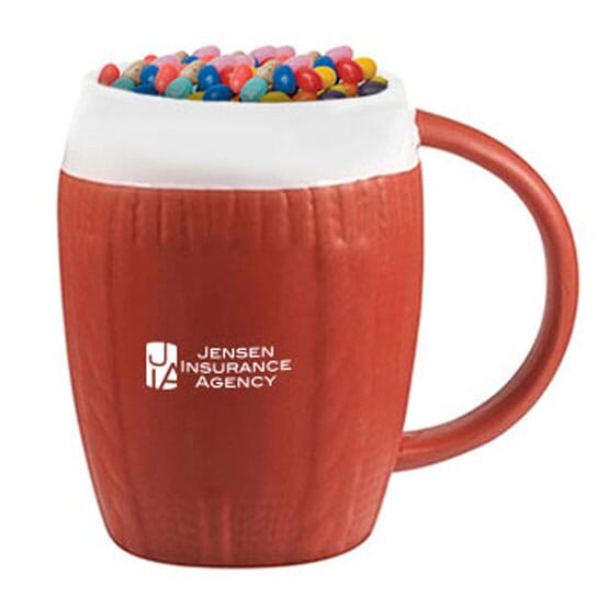 12 oz Jelly Bean Filled Sweater Mug