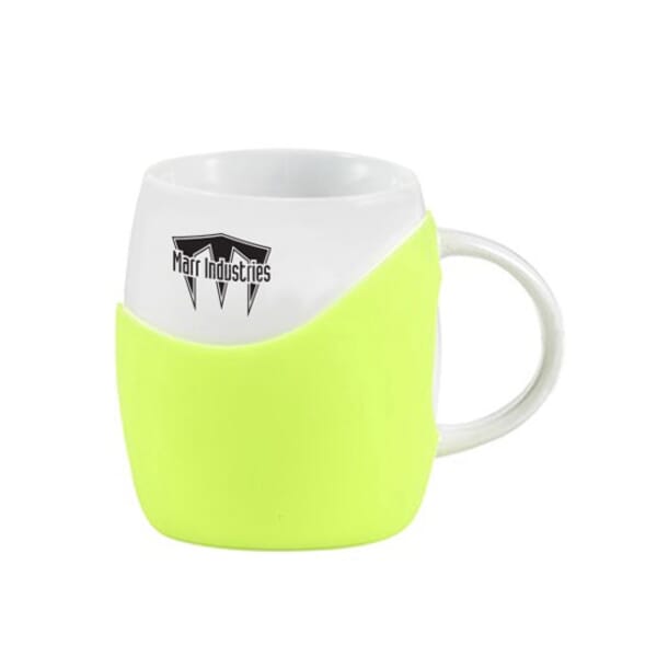 14 oz Cupped Ceramics Mug
