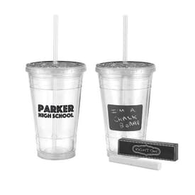 16 oz Chalk It Up Tumbler