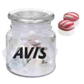 Personalized Candies Glass Jar