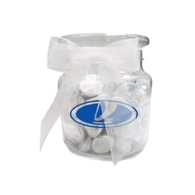 Hershey Kisses® Candies Glass Jar
