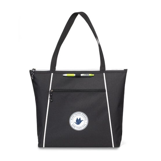 Double Zip Pocket Tote