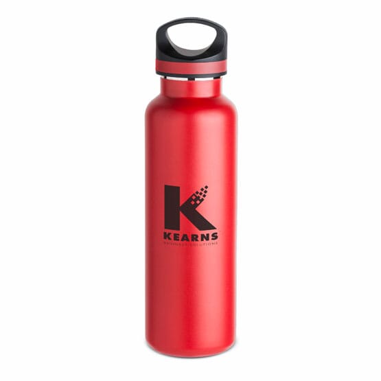 Red 20 oz Insulated Water Bottle