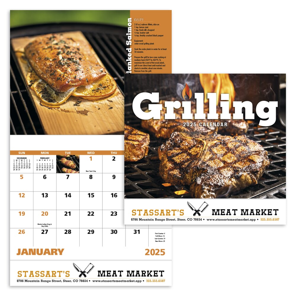 2023 Stapled Grillmaster Calendar - Promotional Giveaway | Crestline