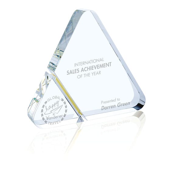 Corner Cut Triangle Award