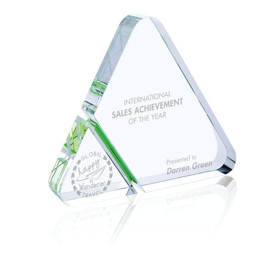Corner Cut Triangle Award