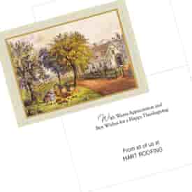 Currier & Ives American Homestead Greeting Card