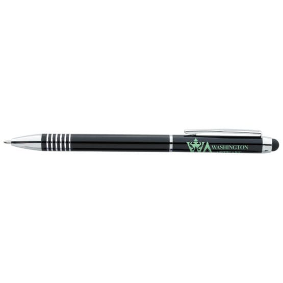 Chrome Ringed Stylus Pen