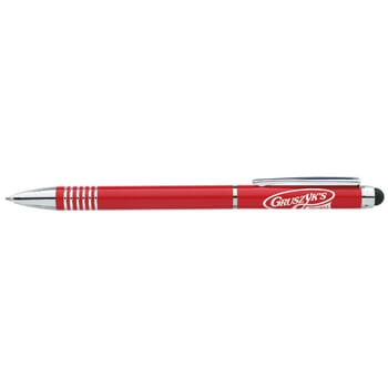 Chrome Ringed Stylus Pen