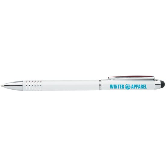 Chrome Ringed Stylus Pen