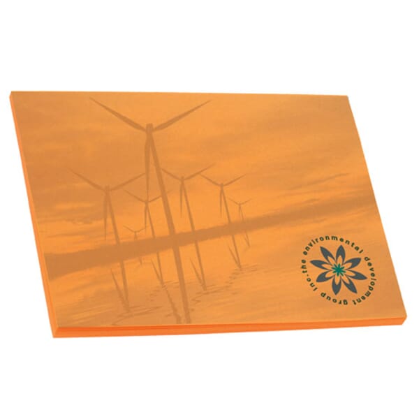SOUVENIR® 4" x 3" Adhesive Colored Paper Notepad - 25 Sheet