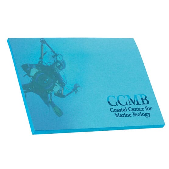 SOUVENIR® 4" x 3" Adhesive Colored Paper Notepad - 25 Sheet