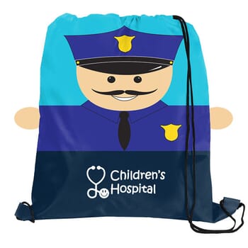 Heroic Professions Drawstring Backpack