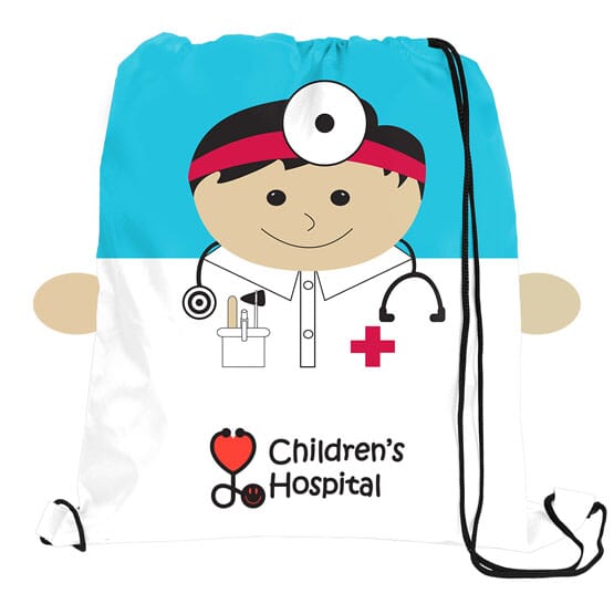 Heroic Professions Drawstring Backpack