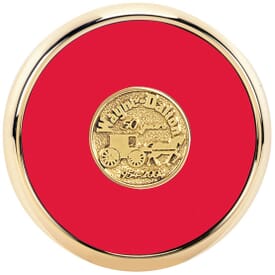 Round Brass Coaster