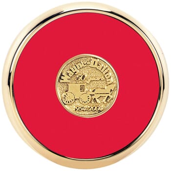 Round Brass Coaster