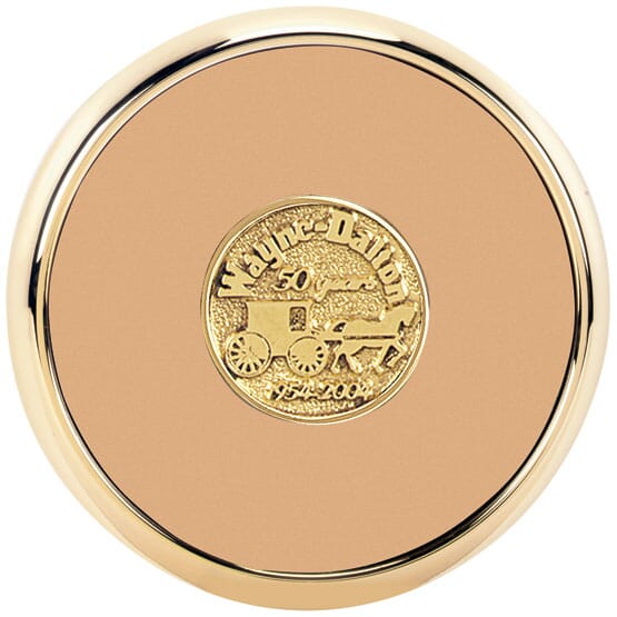 Round Brass Coaster