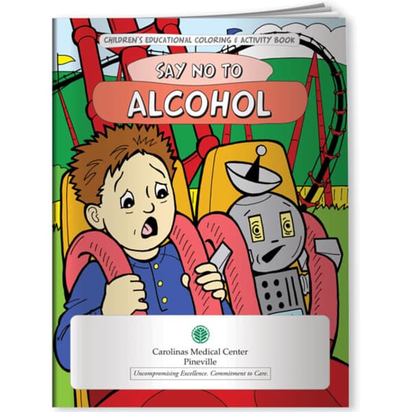 Say No To Alcohol Coloring Book