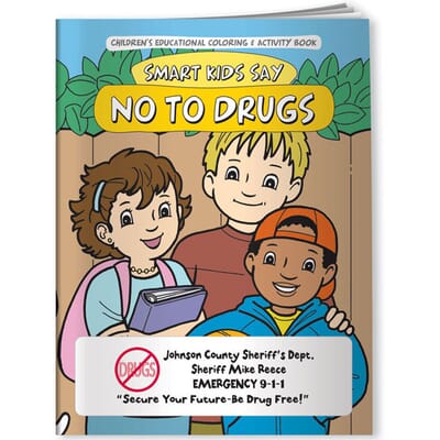 Say No To Drugs Coloring Book - English - Promotional Giveaway | Crestline