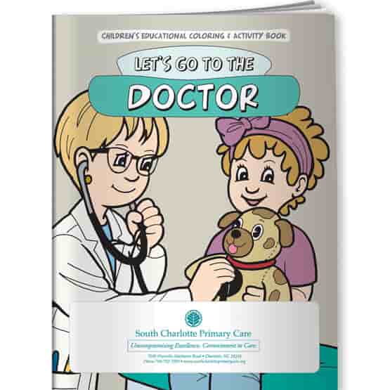 Let's Go To The Doctor Coloring Book