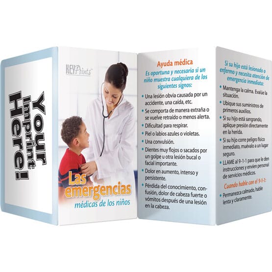 Children's Medical Key Points Brochure - Spanish