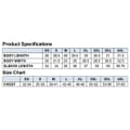 Quarter Zip Size Chart