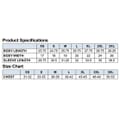 quarter zip size chart
