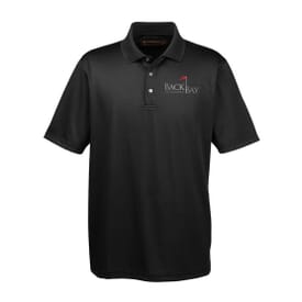 Harriton® Men's Advantage IL Snap Placket Performance Polo