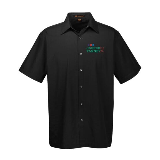 Harriton® Men's Advantage Snap Closure Short-Sleeve Shirt