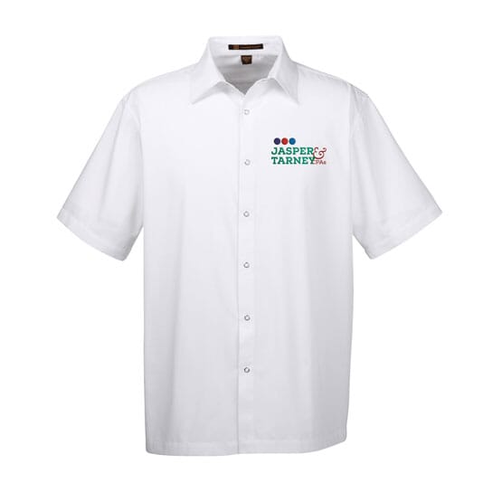 Harriton® Men's Advantage Snap Closure Short-Sleeve Shirt