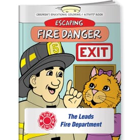 Escaping Fire Danger Coloring Book