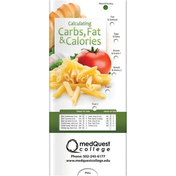 Carbs, Fat, &amp; Calories Brochure - English