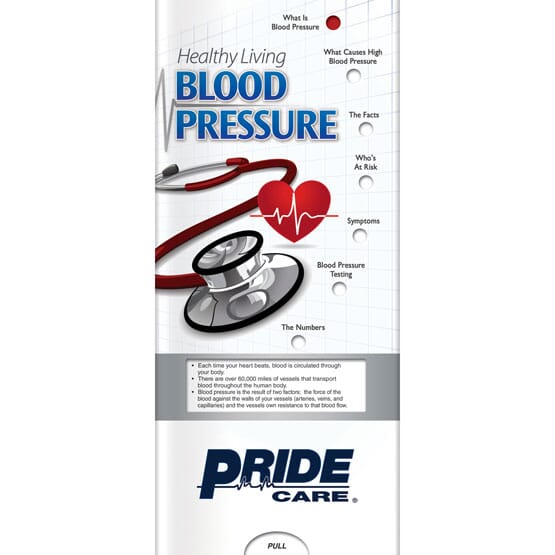 Blood pressure slider brochure