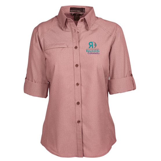North End® Ladies' Excursion F.B.C. Textured Performance Shirt