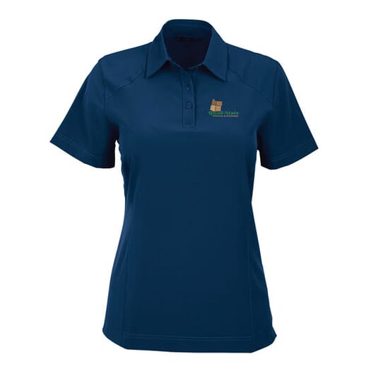 North End® Ladies' Excursion Crosscheck Performance Woven Polo