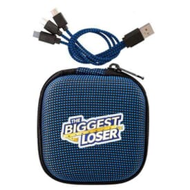 Textured 3-In-1 Charging Cable Set
