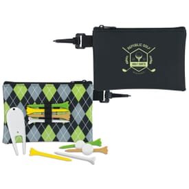 Pattern Golf Pouch Tee Kit-Value Pack