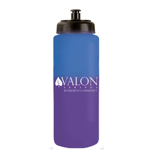 32 oz Chameleon Color Changing Sport Bottle - Push/Pull Cap