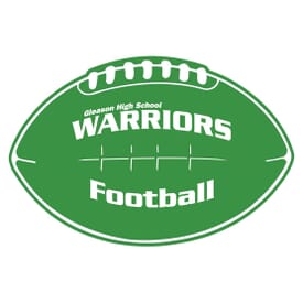 Rally Car Magnet- Football